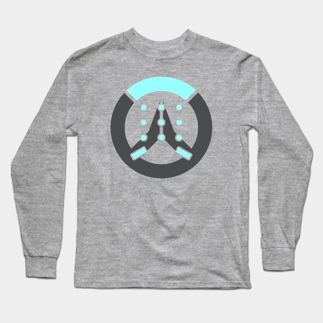 Zenyatta Overwatch Logo Long Sleeve T-Shirt by MotherBoredom